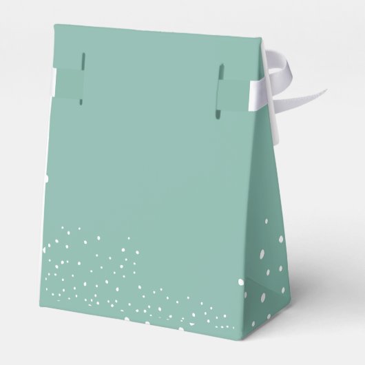 Eenhoorn verjaardag Favor Doos Bedankdoosjes (Achterkant)