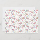 Eenhoorn Verjaardag Foto uitnodiging (Achterkant)