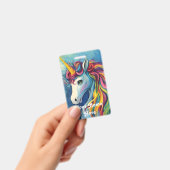 Eenhoorn verjaardag hostnaam badge (Handheld)