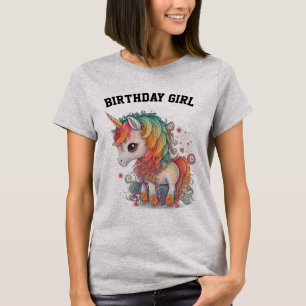 EENHOORN VERJAARDAG MEISJE T-Shirt