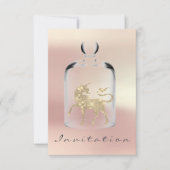 Eenhoorn Verjaardag Meisjes Night Out Party Roos G Kaart (Voorkant)