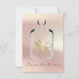 Eenhoorn Verjaardag Meisjes Night Out Party Roos G Kaart