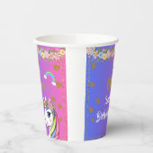 Eenhoorn Verjaardag Papieren Cups | Rainbow Unicor Papieren Bekers (Links)