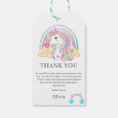 Eenhoorn Verjaardag Party Decoraties Cadeaulabel (Achterkant)