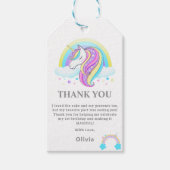 Eenhoorn Verjaardag Party Decoraties Cadeaulabel (Voorkant)