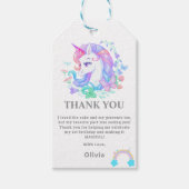 Eenhoorn Verjaardag Party Decoraties Cadeaulabel (Voorkant)