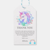 Eenhoorn Verjaardag Party Decoraties Cadeaulabel (Achterkant)