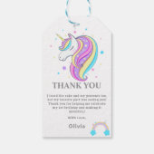 Eenhoorn Verjaardag Party Decoraties Cadeaulabel (Achterkant)