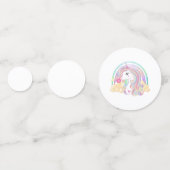 Eenhoorn Verjaardag Party Decoraties Confetti (Achterkanten)