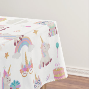 Eenhoorn Verjaardag Party Decoraties Tafelkleed