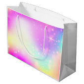 Eenhoorn Verjaardag Party Gift Bag Groot Cadeauzakje (Achterkant Gekanteld)