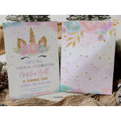 Eenhoorn Verjaardag Uitnodiging Eenhoorn Party Mag