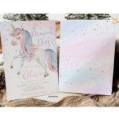 Eenhoorn Verjaardag Uitnodiging Partij ☆★ ☆★ ☆★ ☆★