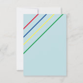 Eenhoorn Verjaardag uitnodiging voor Kind (Achterkant)