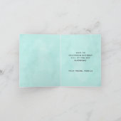 Eenhoorn verjaardagsbriefje Kaart (Binnen)