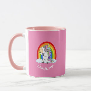Eenhoorn Verjaardagsfeest Roze Mok