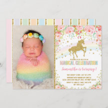 Eenhoorn Verjaardagsfeest Roze Rozen