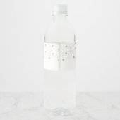 Eenhoorn Verjaardagsfeest Waterfles Labels Etiket (Achterkant)