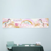 Eenhoorn Verjaardagsfeestbanners Spandoek (Beurs)