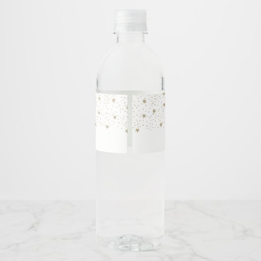 Eenhoorn Verjaardagsfeestje Waterfles Labels Waterfles Etiket (Achterkant)