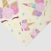Eenhoorn Verjaardagspatroon Weefsel Papier (Detail)