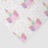 Eenhoorn Verjaardagspatroon Weefsel Papier (Detail)