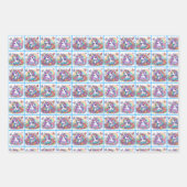 Eenhoorn verpakken papier set inpakpapier vel (Voorkant 2)