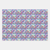 Eenhoorn verpakken papier set inpakpapier vel (Voorkant)