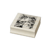 EENHOORN & VIOOLTJES, FANTASIE PAARD RUBBER STEMPE RUBBERSTEMPEL (Stempel)