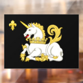 Eenhoorn Vlag Raamsticker (Vel 2)