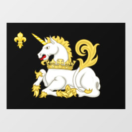 Eenhoorn Vlag Raamsticker