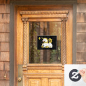 Eenhoorn Vlag Raamsticker (Huis Deur)