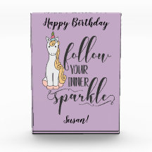 Eenhoorn Volg je innerlijke sparkle (kleur) party