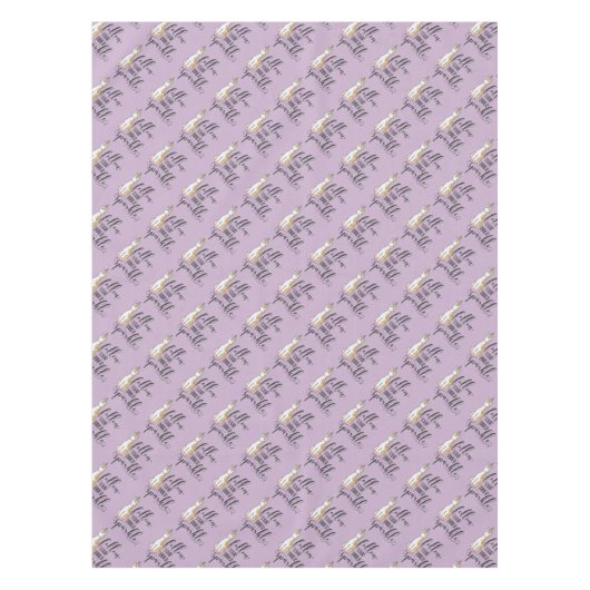 Eenhoorn Volg je innerlijke sparkle (kleur) party Tafelkleed (Voorkant)