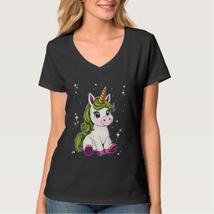 Eenhoorn voor meisjes Schattigee magische eenhoorn T-shirt