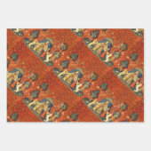 Eenhoorn Wandtapijten Lady Legend Middeleeuws Inpakpapier Vel (Voorkant)