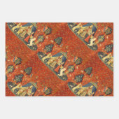 Eenhoorn Wandtapijten Lady Legend Middeleeuws Inpakpapier Vel (Voorkant 2)