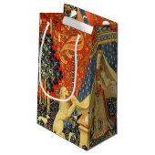 Eenhoorn Wandtapijten Lady Legend Middeleeuws Klein Cadeauzakje (Achterkant Gekanteld)