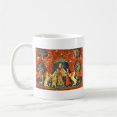 Eenhoorn Wandtapijten Lady Legend Middeleeuws Koffiemok (Links)