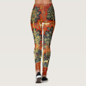 Eenhoorn Wandtapijten Lady Legend Middeleeuws Leggings (Achterkant)