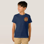 Eenhoorn Wandtapijten Lady Legend Middeleeuws T-shirt (Voorkant volledig)