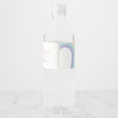 Eenhoorn water flesetiketten waterfles etiket (Achterkant)