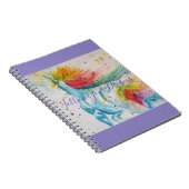 Eénhoorn Watercolor Schilderij Dromen Notitieboek (Rechterzijde)