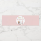 Eenhoorn Waterflesetiket Verjaardag Baby shower Waterfles Etiket (Enkel label)