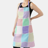 Eenhoorn Waterverf Checkers Schort (Insitu)