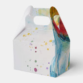 Eenhoorn Waterverf Rainbow Volg je dromen Bedankdoosjes (Achterkant)