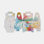 Eenhoorn Waterverf Rainbow Volg je dromen Bedankdoosjes (Uitgevouwen)