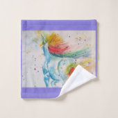 Eenhoorn Waterverf Rainbow Your Dreams Meisjes Bad Handdoek (Wasdoekje)