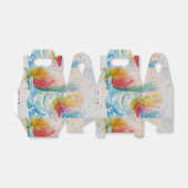 Eenhoorn Waterverf Regenboog Verjaardag Meisjes Ti Bedankdoosjes (Uitgevouwen)