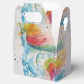 Eenhoorn Waterverf Regenboog Verjaardag Meisjes Ti Bedankdoosjes (Geopend)